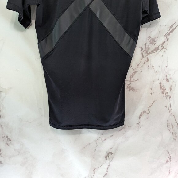 Virus Shirt Mens XL Black Posture Correct Top Short Sleeve T Tee Compression - Picture 7 of 10